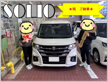 ★ソリオ　ご納車させて頂きました★